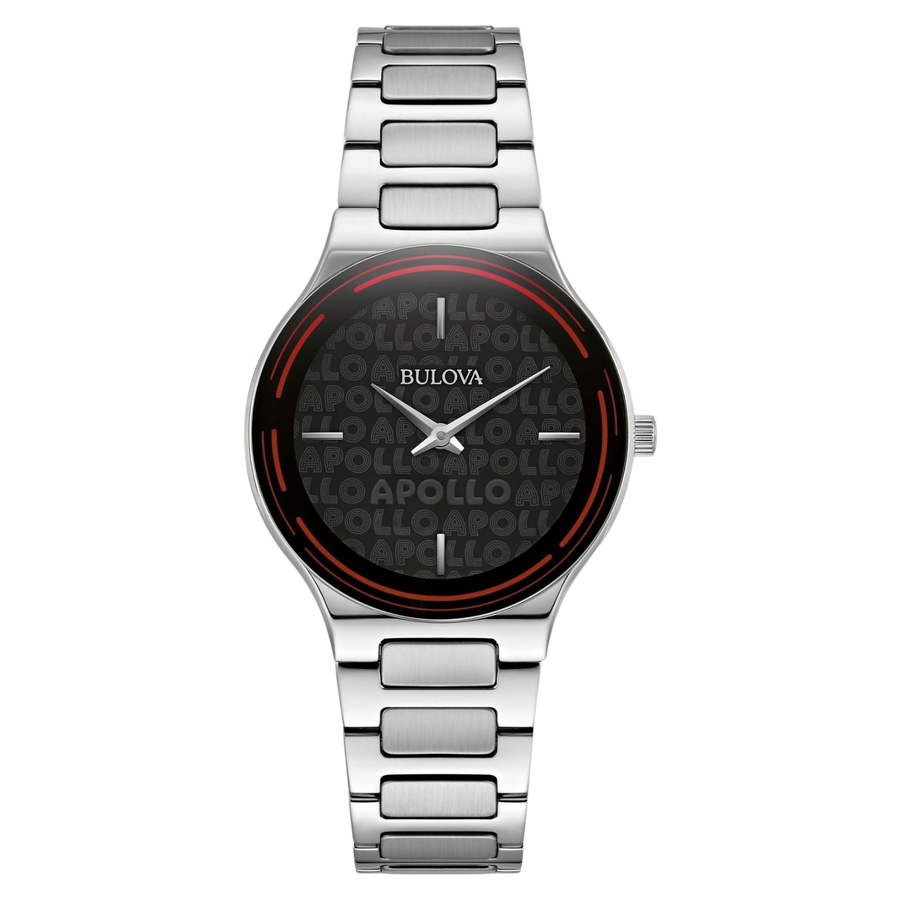 Bulova watch in black