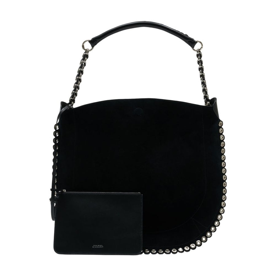 Isabel Marant calfskin hobo bag in black