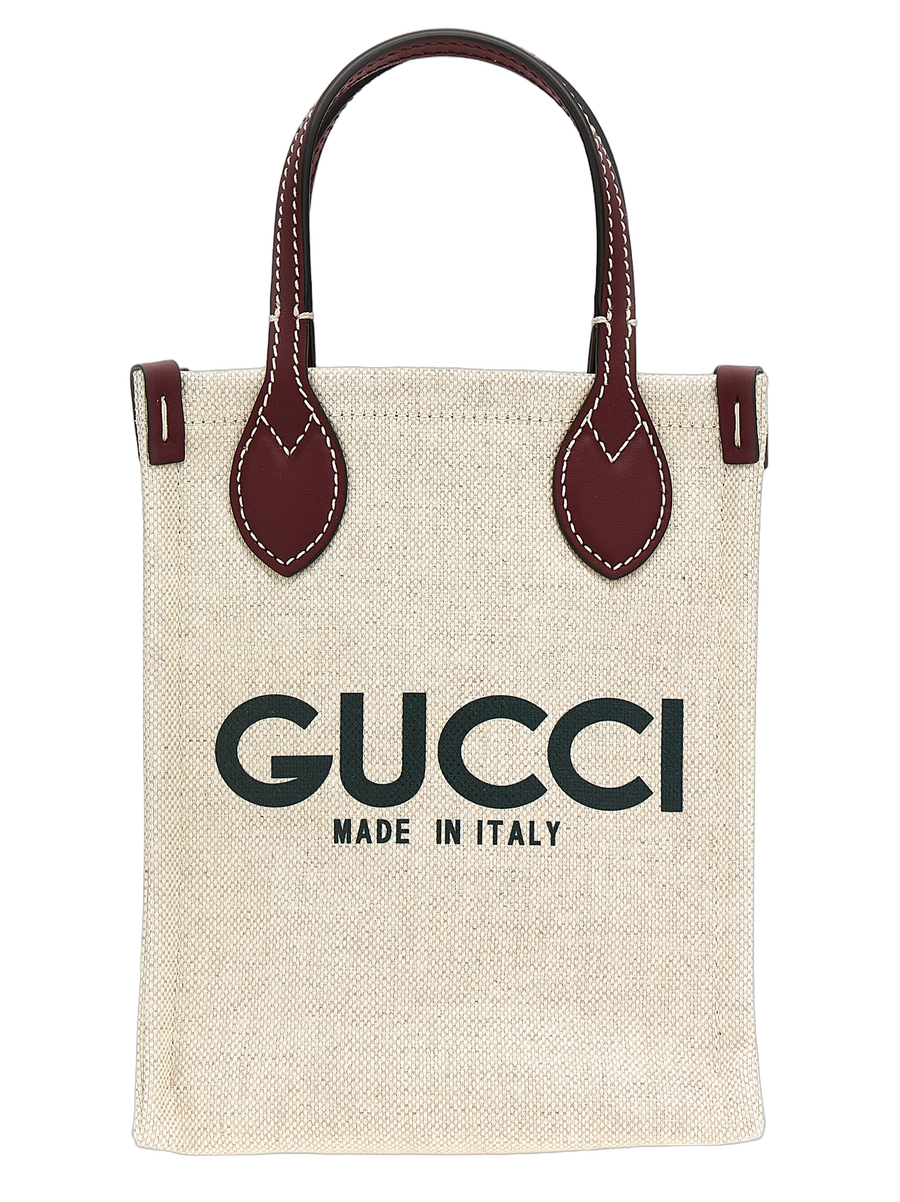 Gucci 59% polyurethane tote bag in beige
