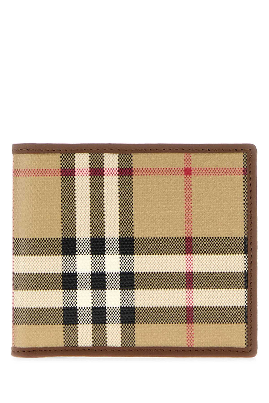 Burberry Exterior: 100% Cotton wallet in beige