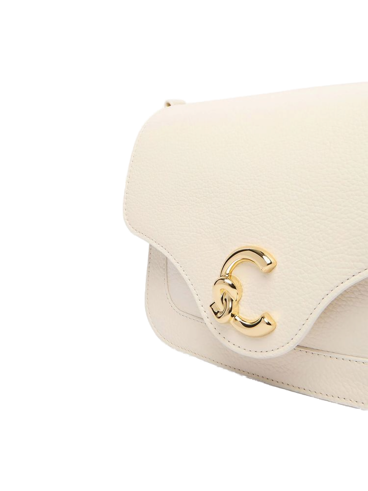Coccinelle 100% Cowhide; lining: 100% Cotton; interior: 56% Polyurethane shoulder bag in pearl