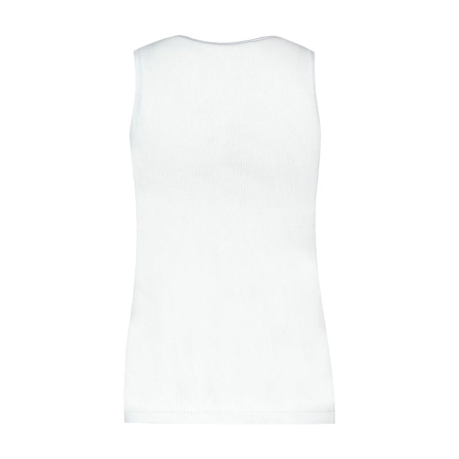 Balmain Cotton tank top in white
