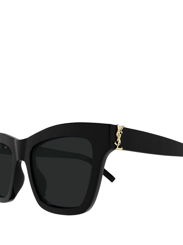 Saint Laurent SL Recycled acetate frame; bio nylon lenses sunglasses in black