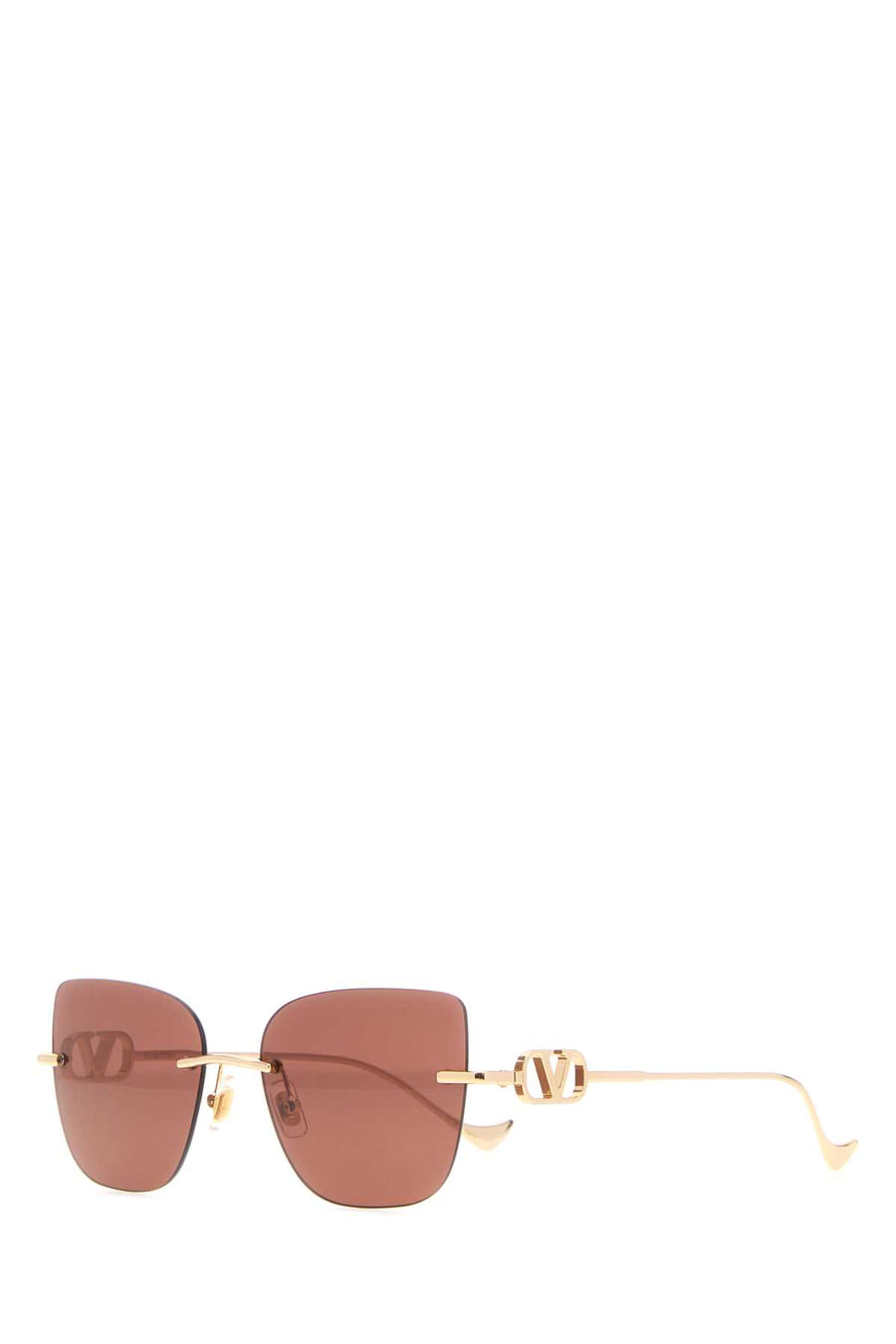 Valentino Garavani SUNGLASS Metal sunglasses in gold