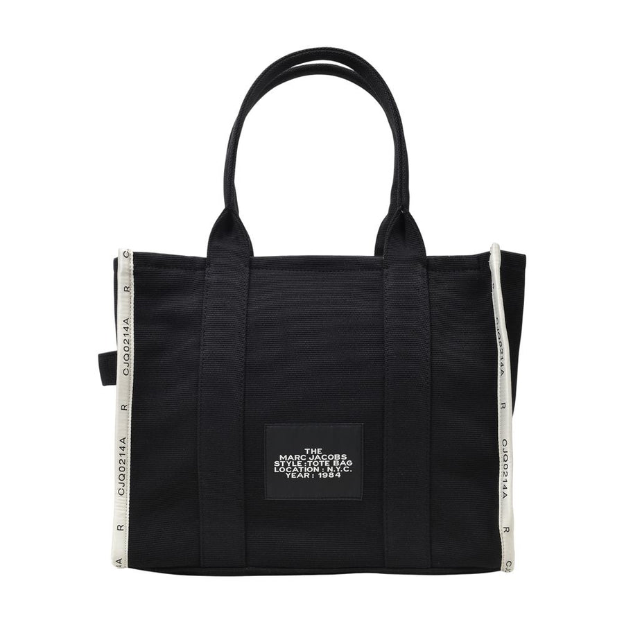 Marc Jacobs Cotton canvas tote bag in black