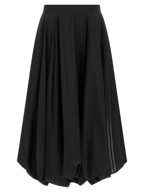 Y-3 100% Polyamide skirt in black