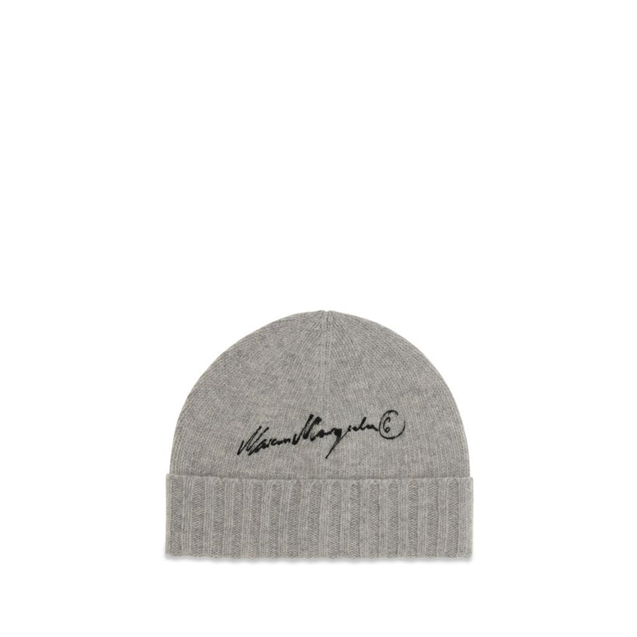 MM6 Maison Margiela MMS52TB0025M13288806SBB 100% Wool Ovis Aries beanie in gray