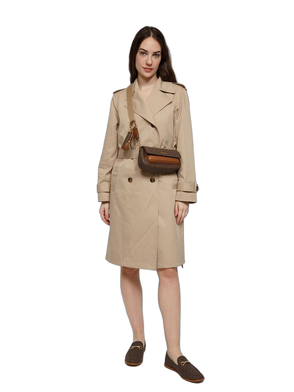 Michael Kors 100% Polyvinyl Chloride crossbody bag in brown