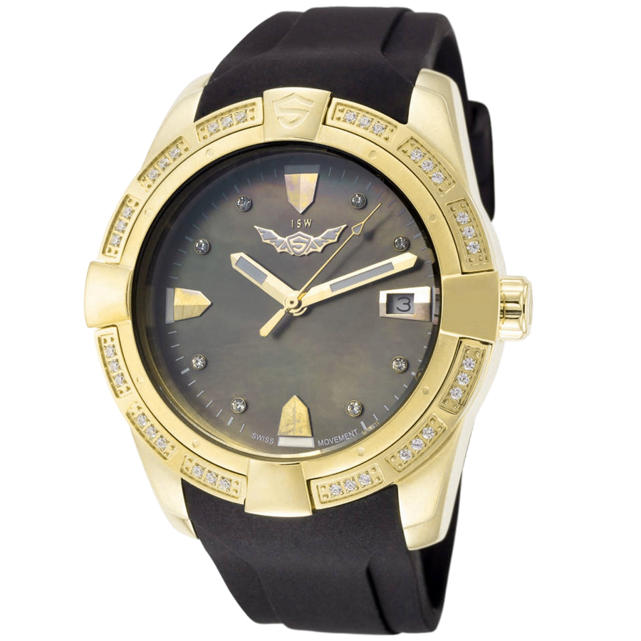 Isw Stainless steel watch in black