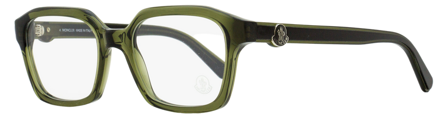 Moncler Rectangular Eyeglasses Ml5181 096 Green-Black 52mm Green/black Plastic (acetate)