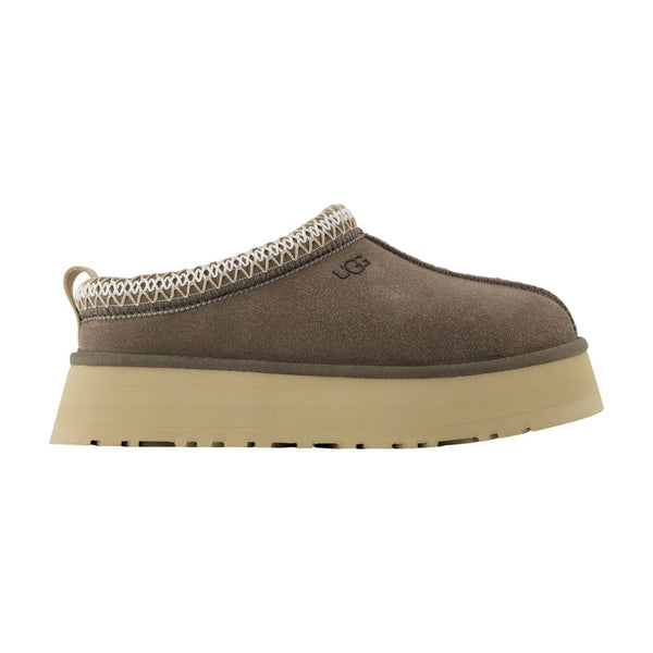 UGG Calfskin suede slipper in taupe