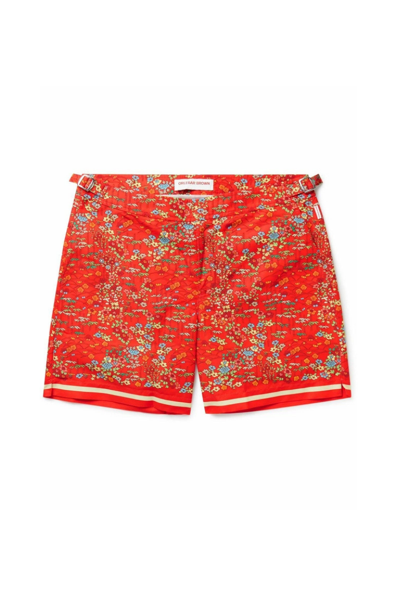 Orlebar Brown 100% Polyester shorts in red