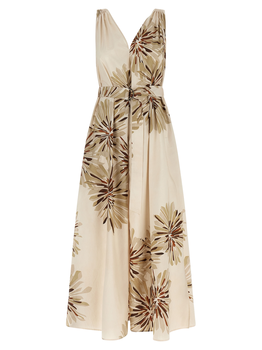 Brunello Cucinelli 100% cotton dress in beige