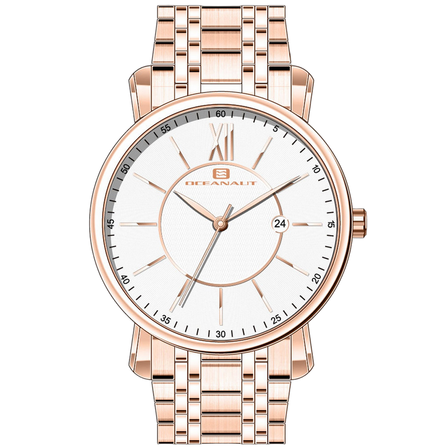 Oceanaut Stainless steel case watch in rose gold