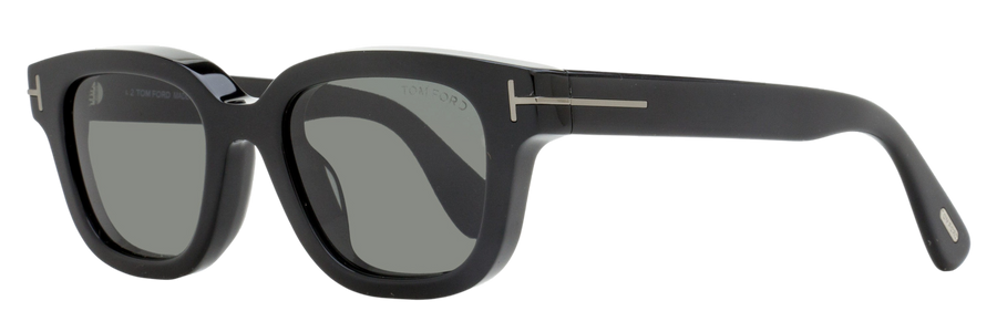 Tom Ford Alt Fit Sunglasses Tf1274-D-N 01a Black 49mm Plastic (acetate)