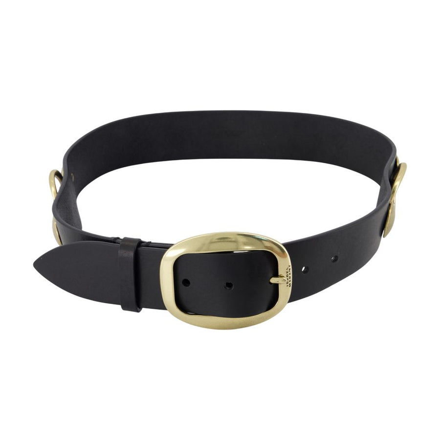 Isabel Marant Calfskin belt in black