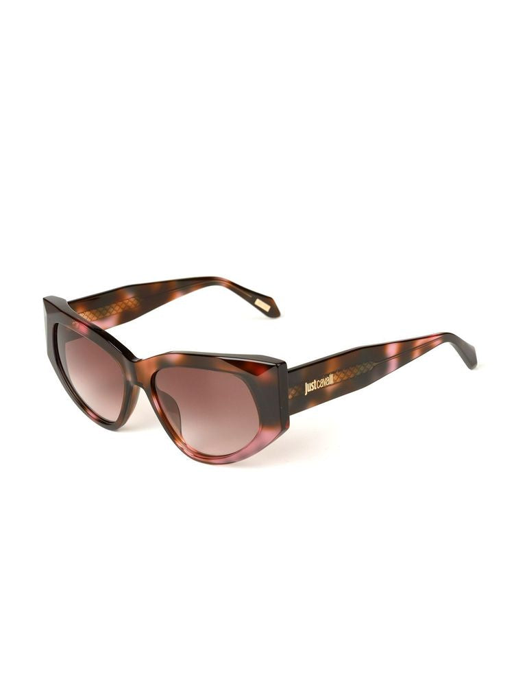 Just Cavalli SJC169 Cellulose Acetate frame sunglasses in brown