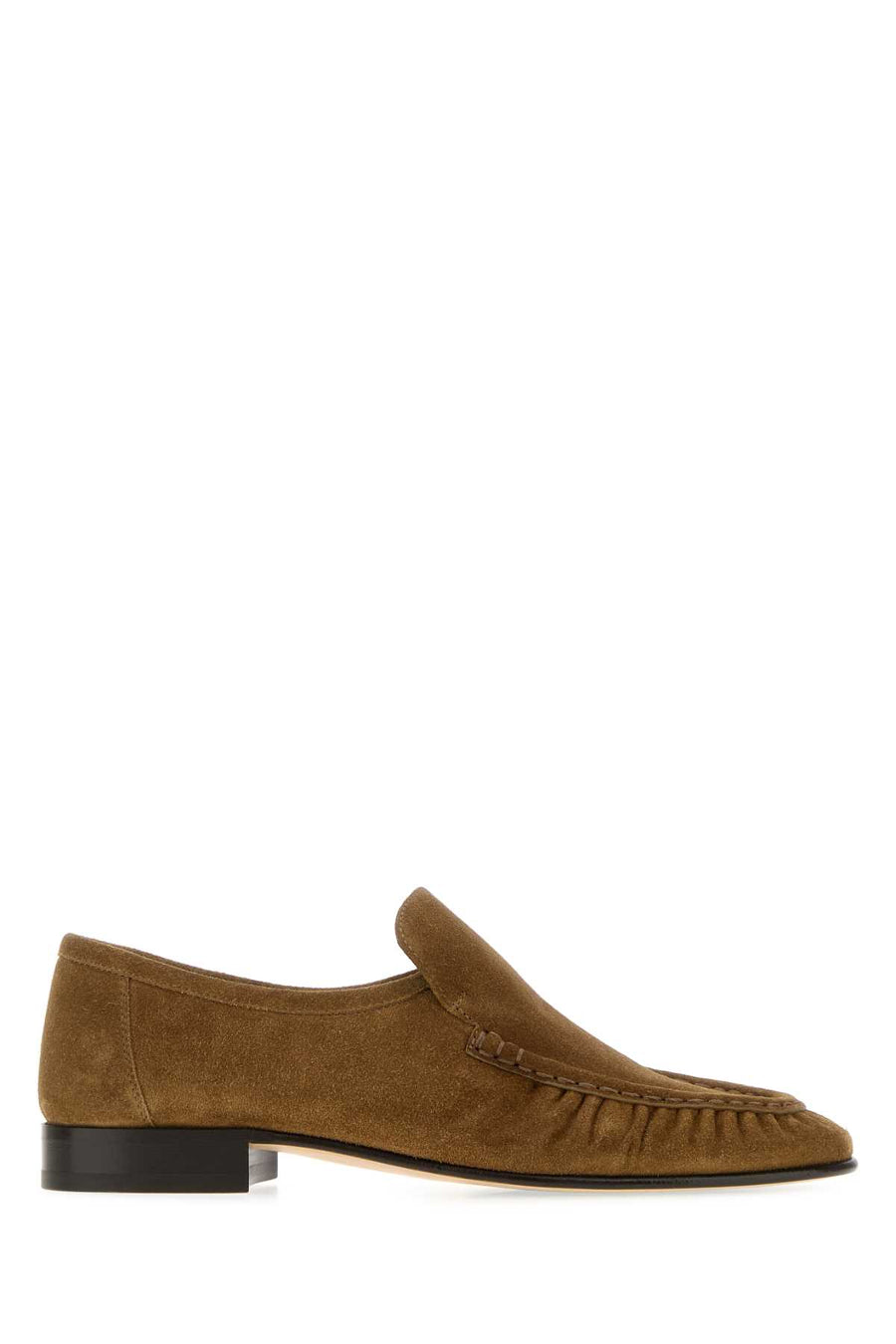 The Row Mocassin Exterior: 100% Calf loafer in brown