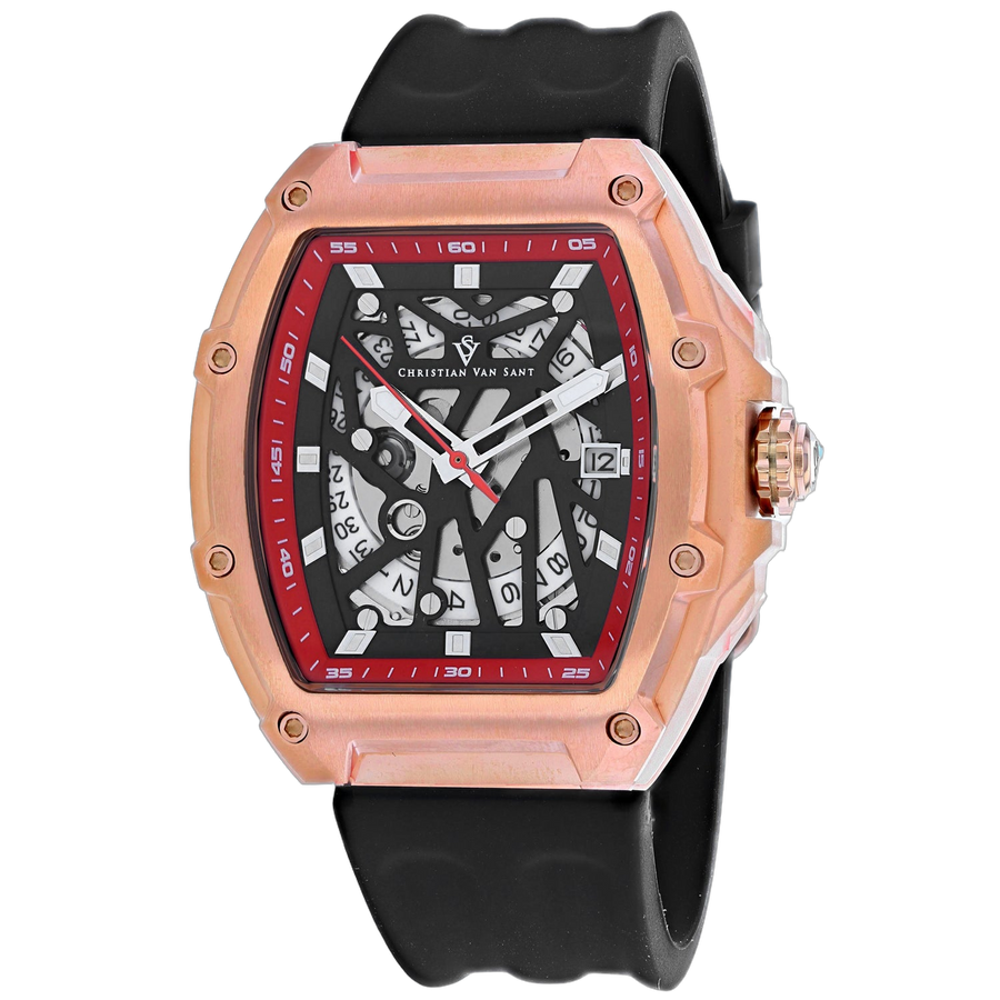 Christian Van Sant Stainless steel case watch in rose gold