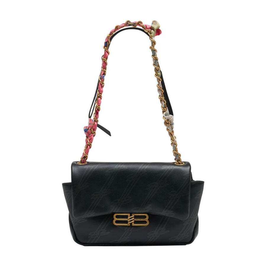 Balenciaga Calfskin shoulder bag in black
