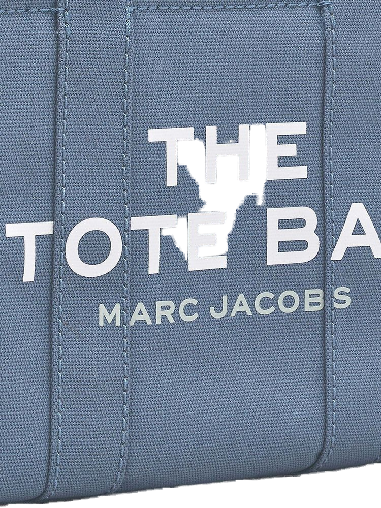 Marc Jacobs 100% Cotton Canvas tote bag in blue