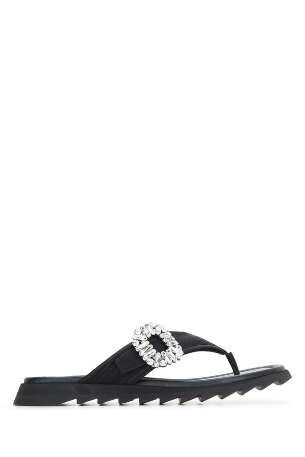 Roger Vivier Flip Synthetic upper slide in black