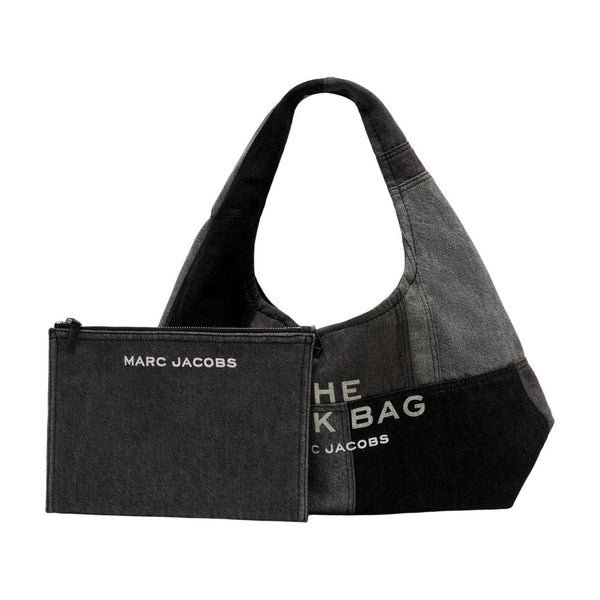 Marc Jacobs cotton shoulder bag in black