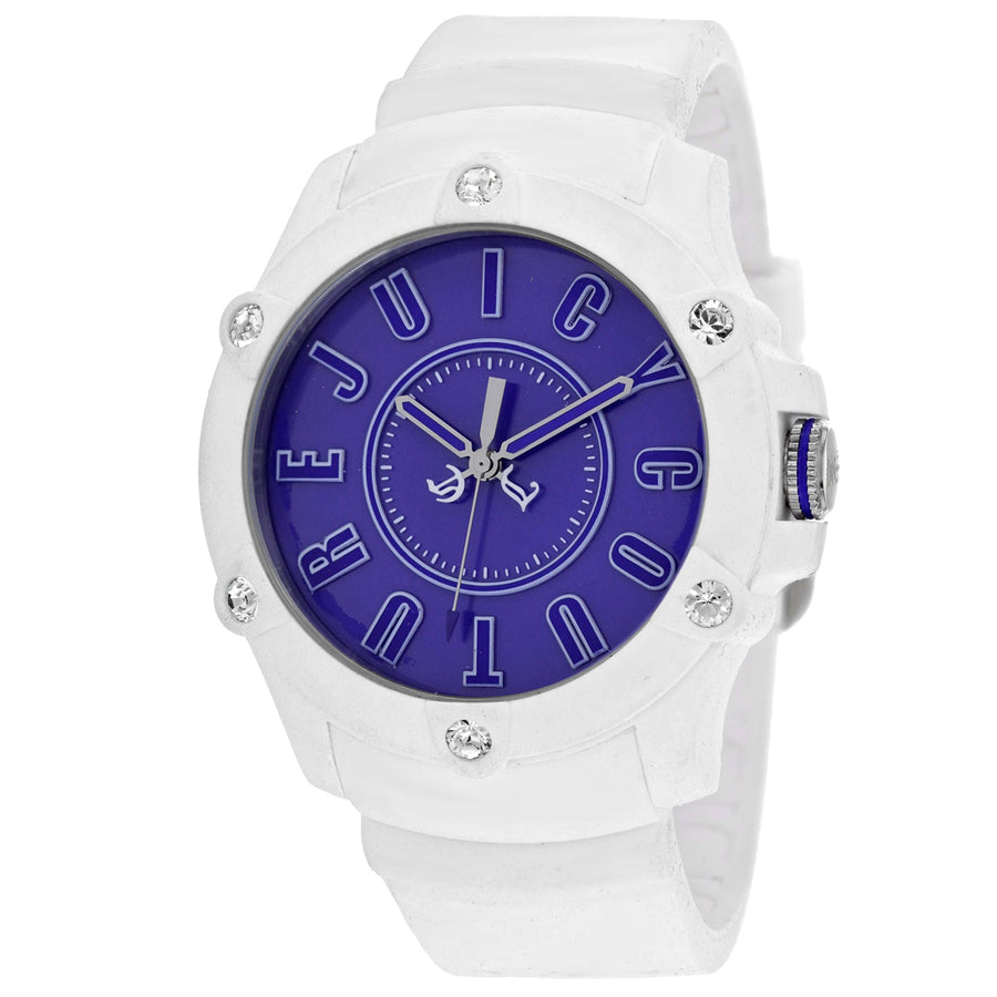 Juicy Couture Silicone case watch in purple