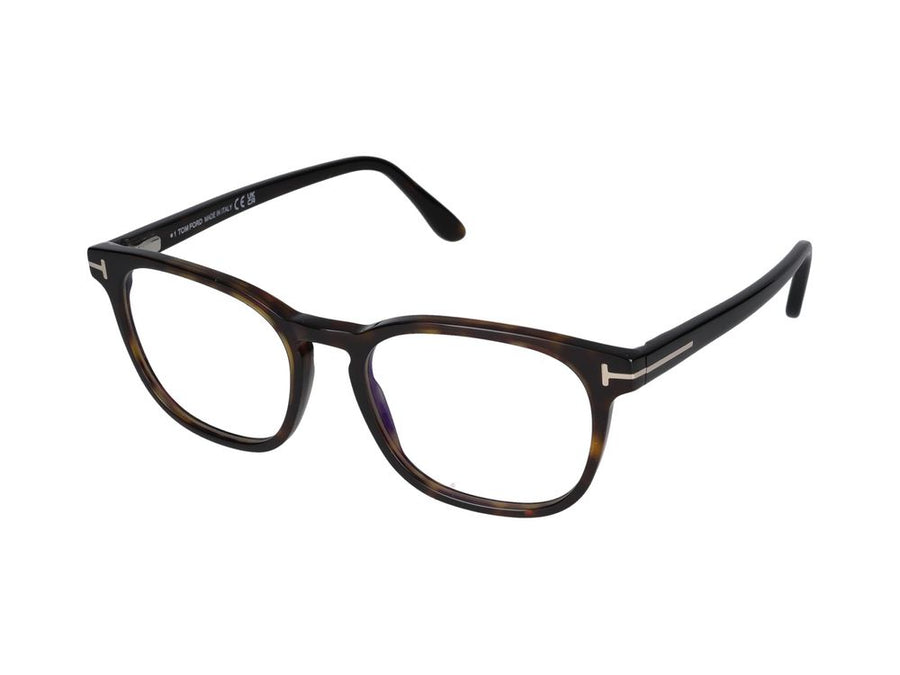 Tom Ford FT5868-B Injected acetate eyeglasses in tortoiseshell