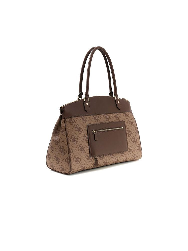 Guess 100% Polyurethane tote bag in brown
