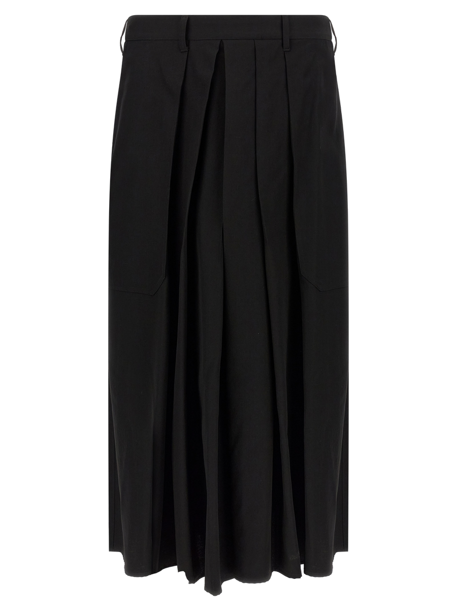 Black Wool Casual Pants
