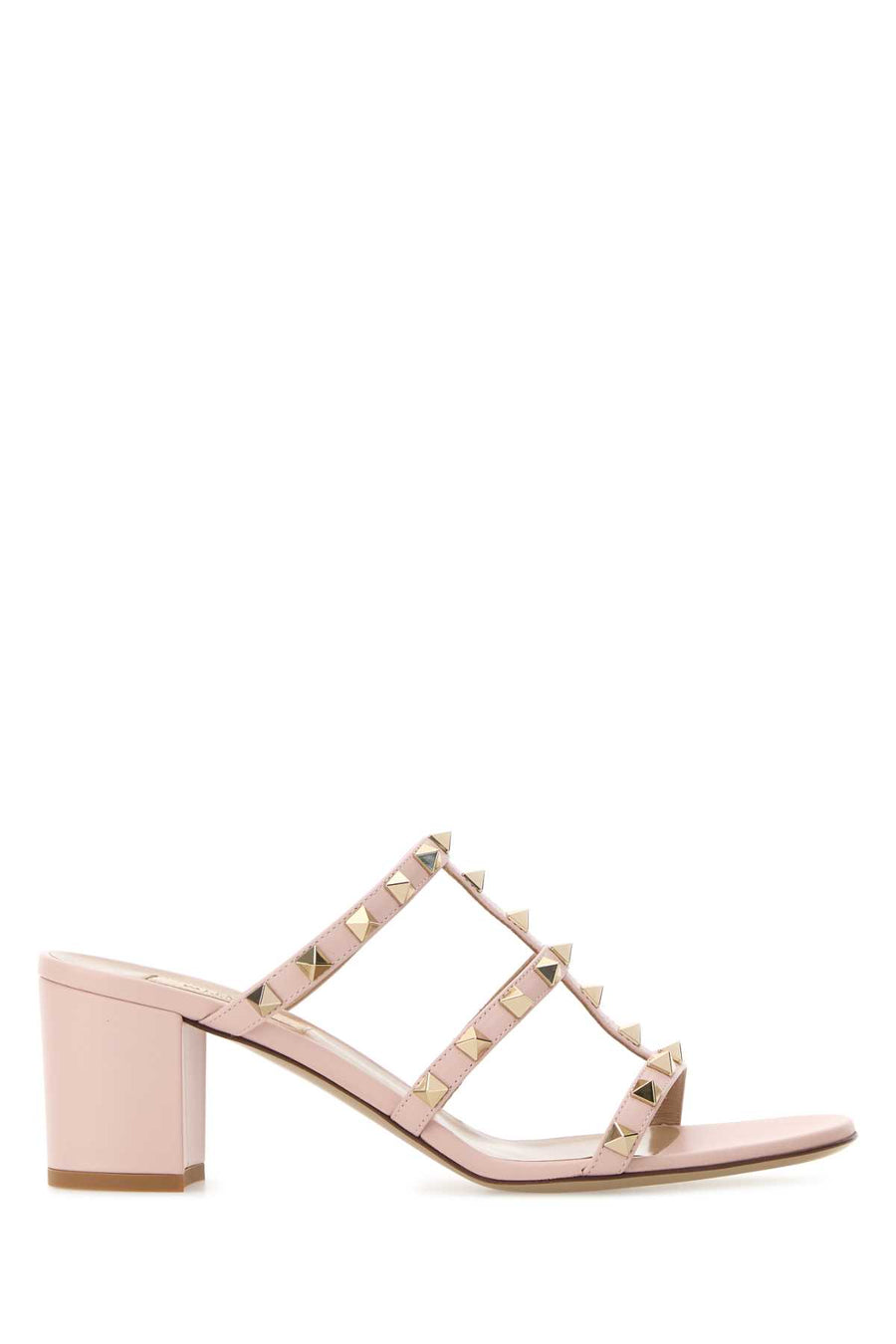 Valentino Garavani Rockstu Exterior: 100% Leather mule in pink