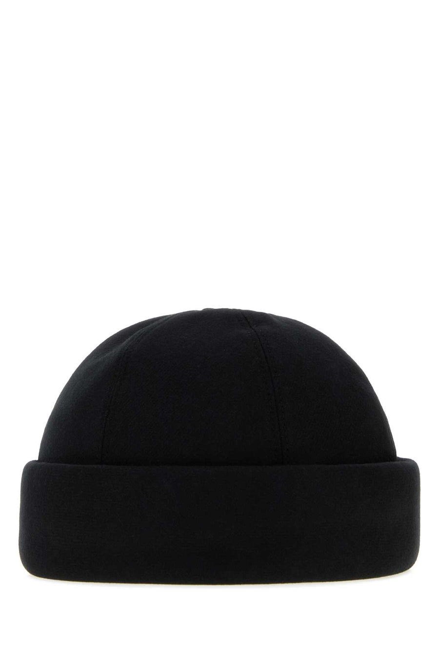 Midnight Blue Cotton Blend Hat Nero Exterior: Polyester Cappelli