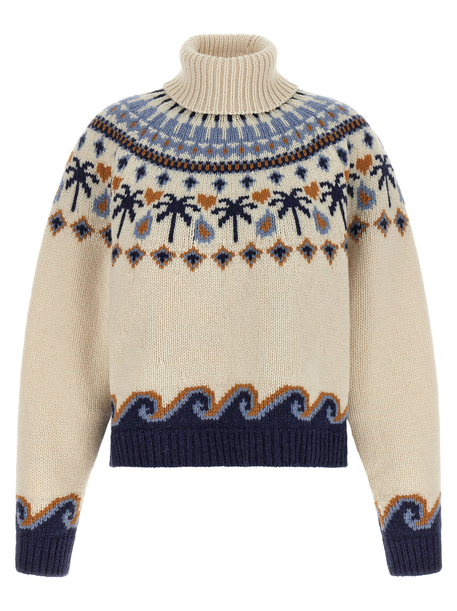 Multicolor Virgin Wool Cardigan Clothing