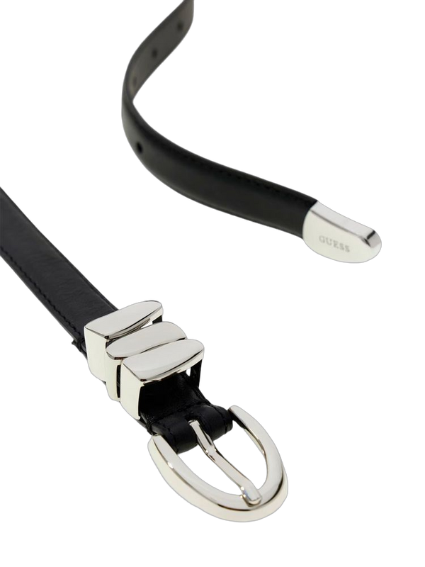 Guess 100% Leather belt in black