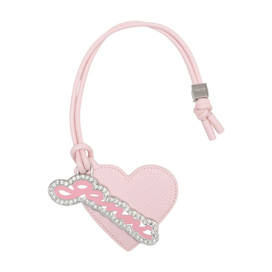 Ganni Synthetic key case in pink