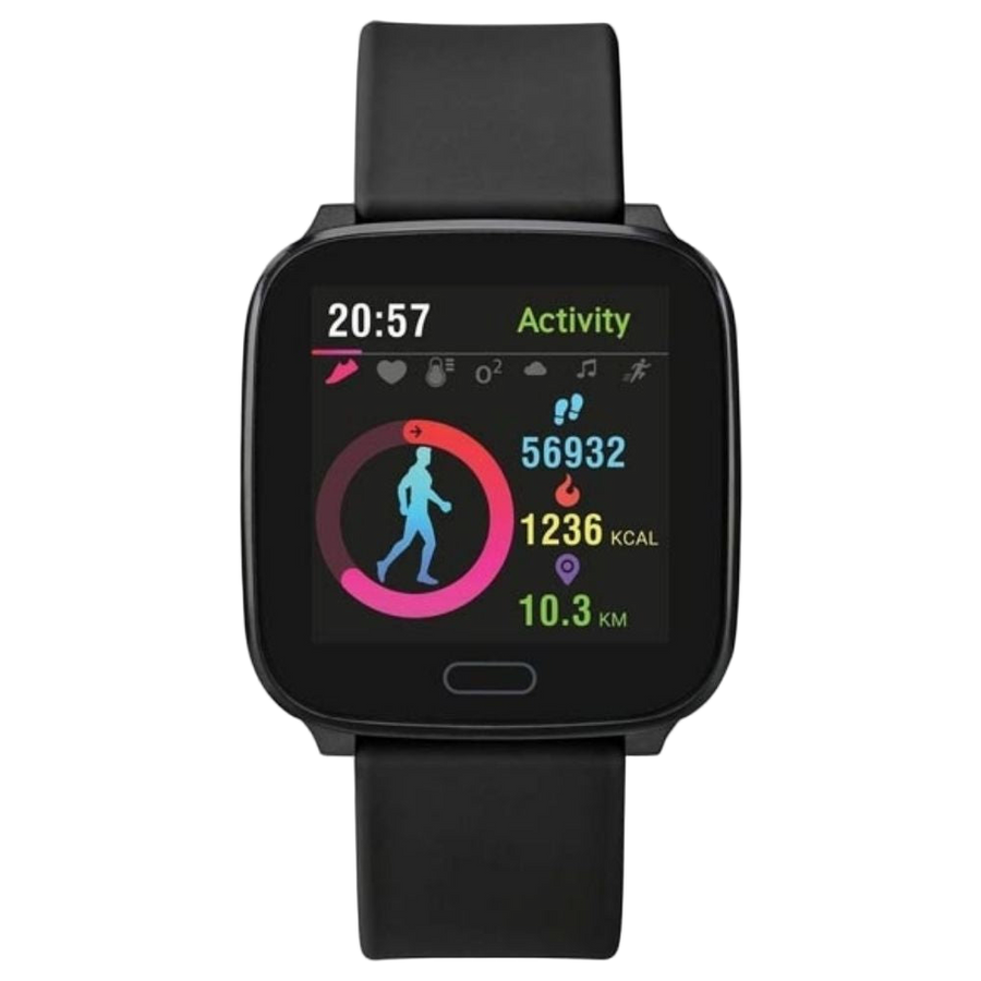 Timex Brass case smart watch in black