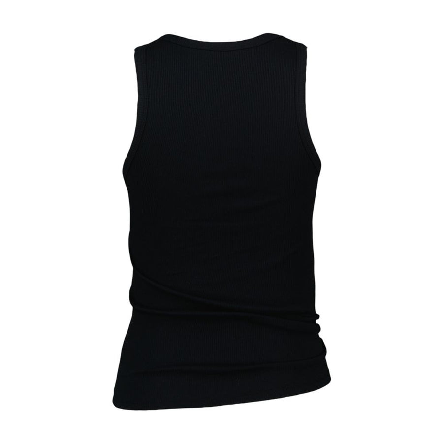 Rabanne Cotton tank top in black