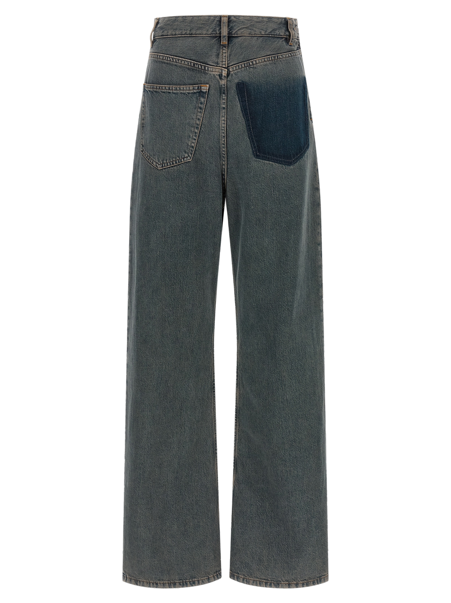 MM6 Maison Margiela 100% Cotton jeans in gray