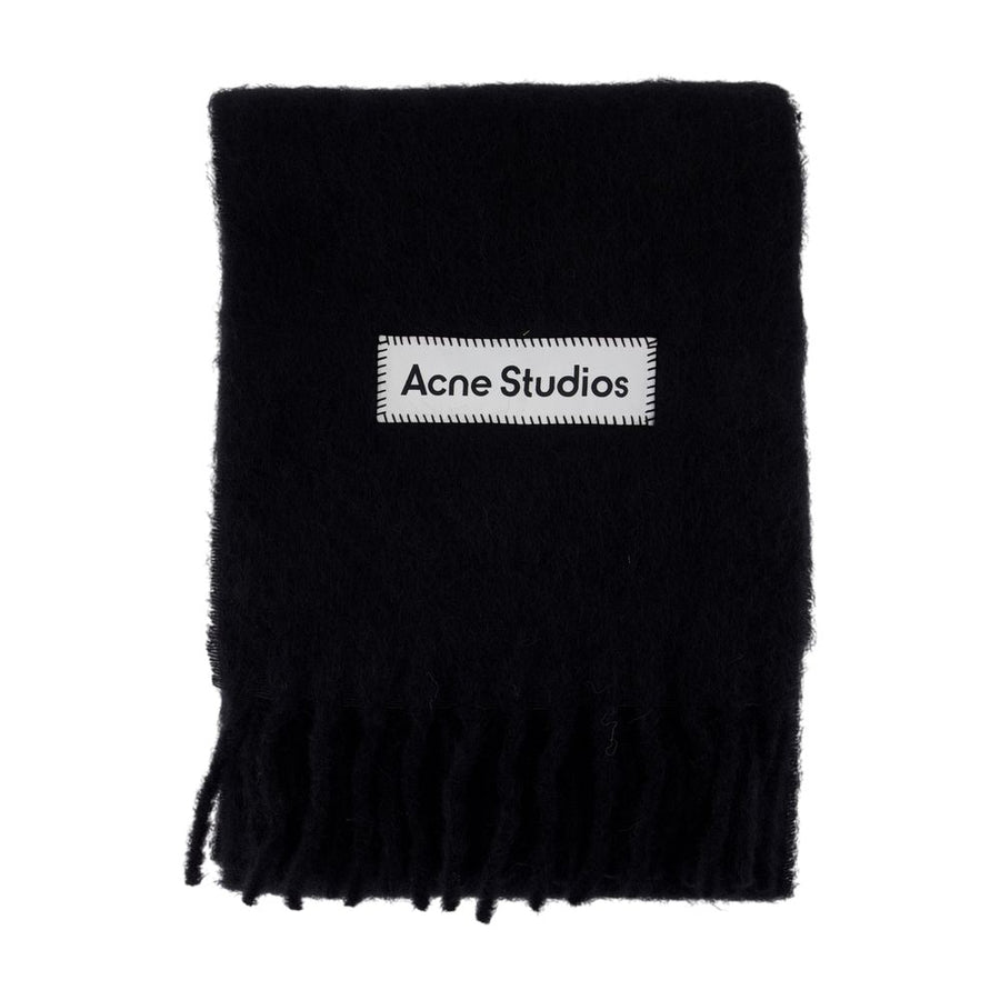 Acne Studios Wool scarf in black
