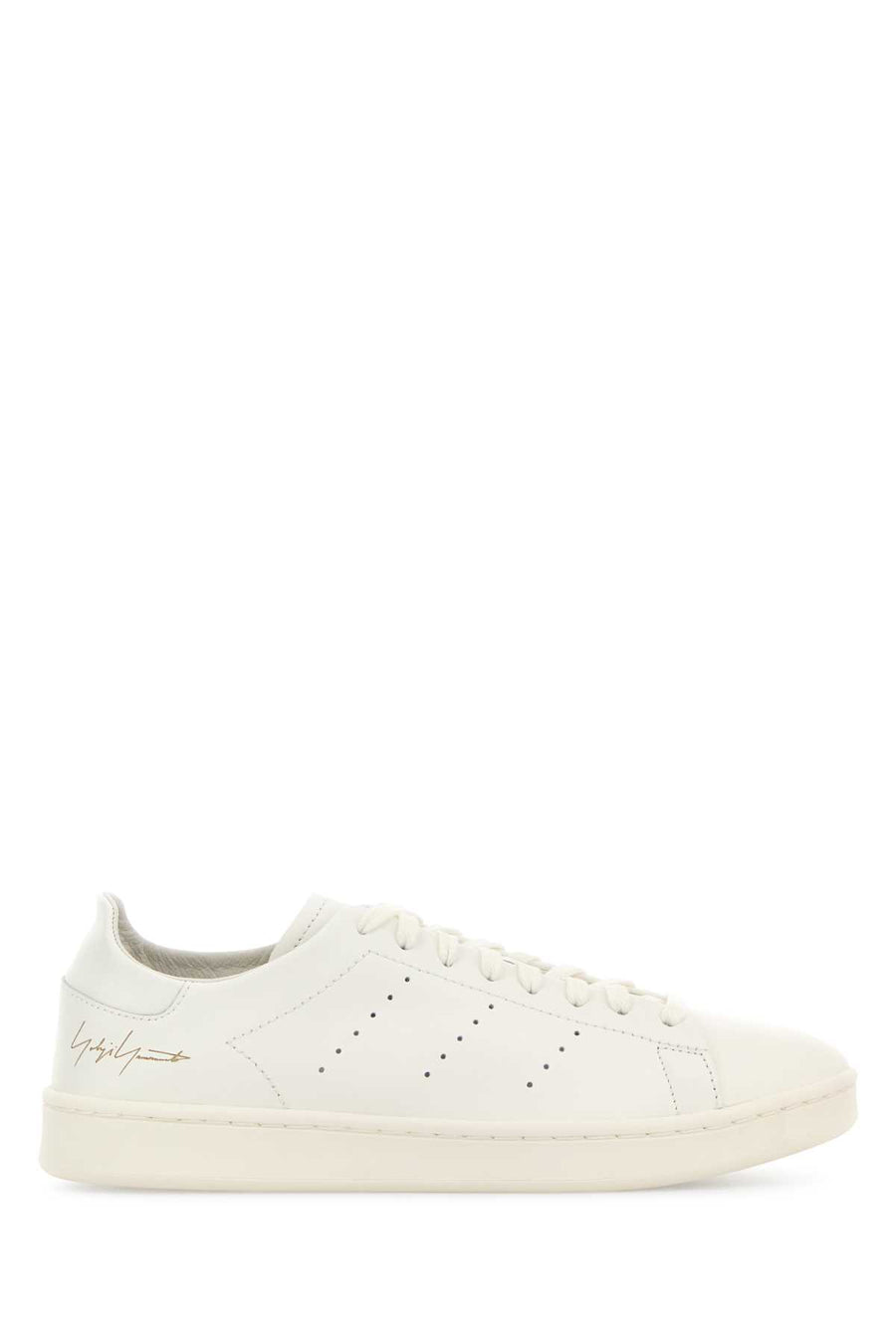 Y3 Yamamoto Stan Exterior: 100% Leather sneaker in white