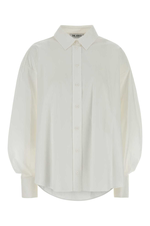 White Cotton Shirt Exterior: Camicie