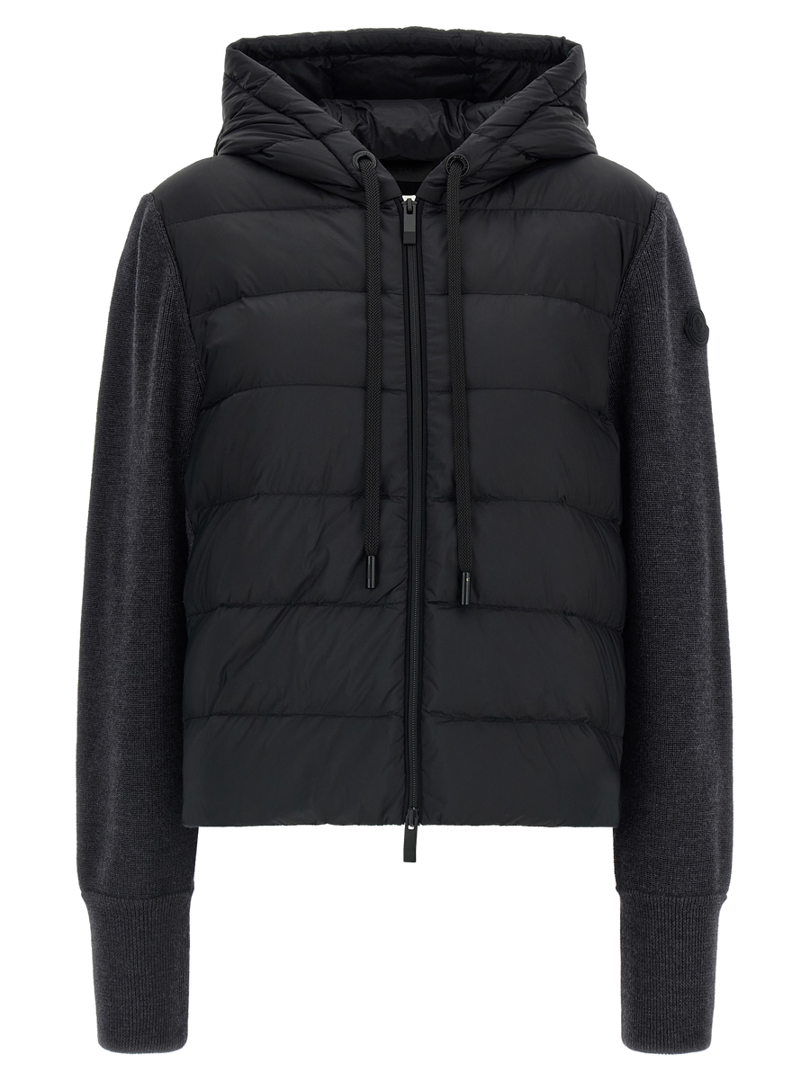 Gray Polyamide Cardigan Clothing