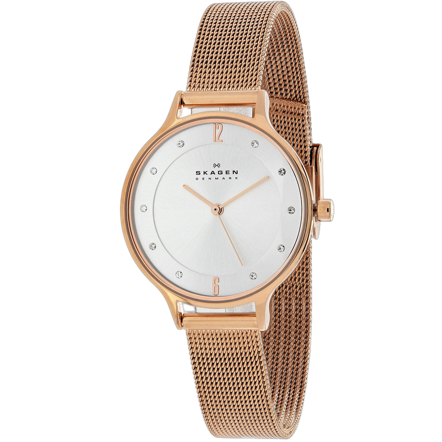 Skagen Stainless steel case watch in silver