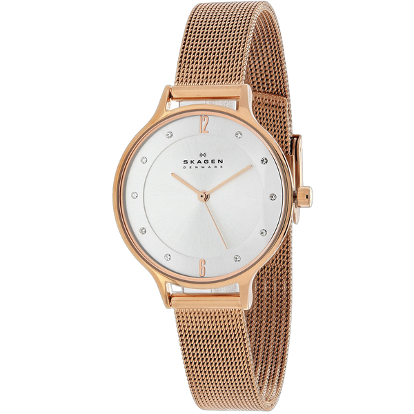 Skagen Stainless steel case watch in silver
