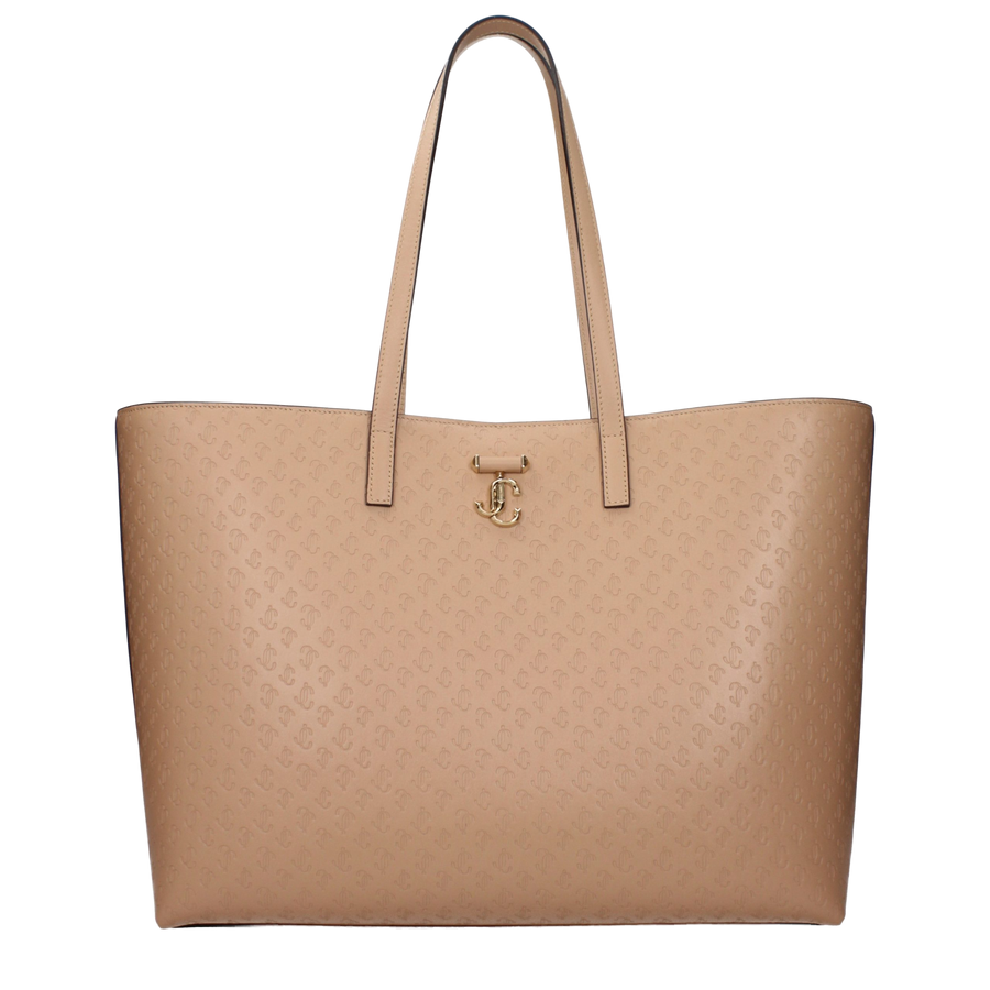 Jimmy Choo Leather tote bag in brown