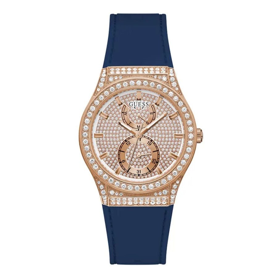Guess Stainless steel case watch in rose gold