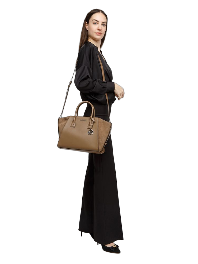 Michael Kors 100% Leather satchel bag in beige