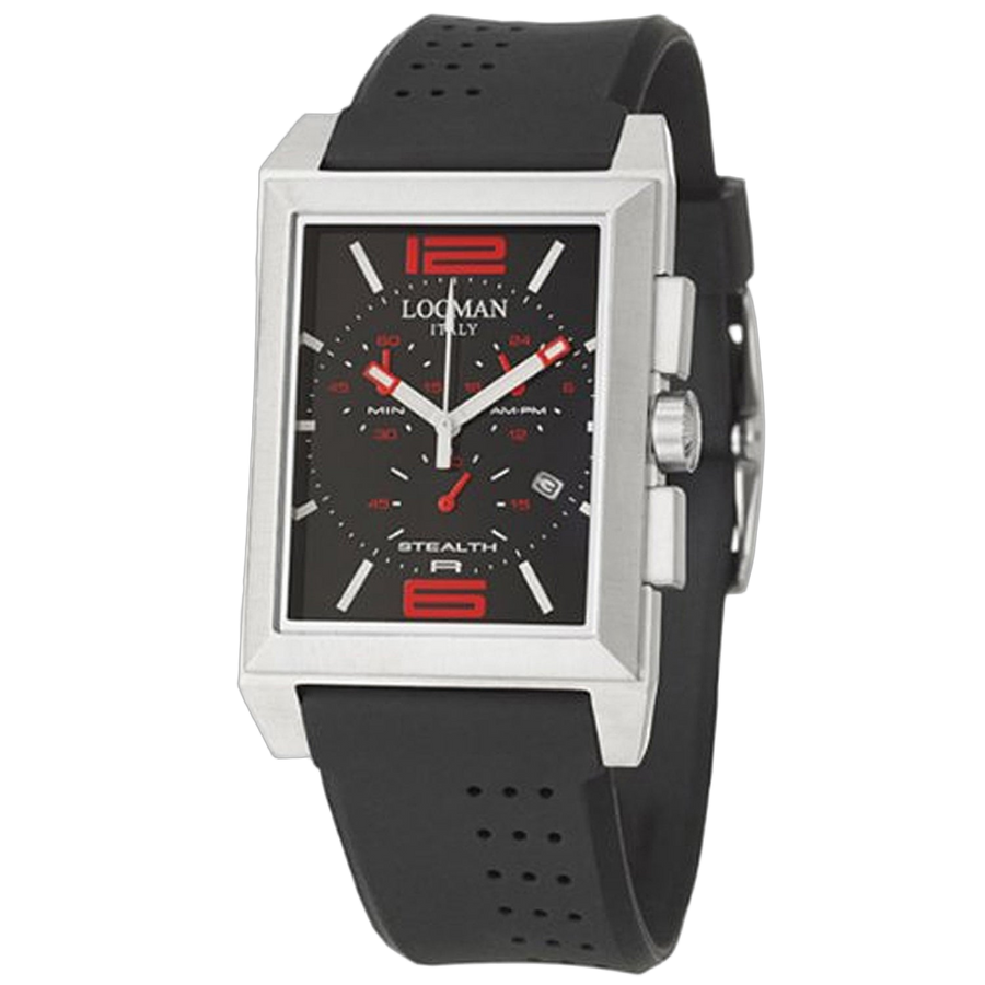 Locman Stainless steel case watch in black