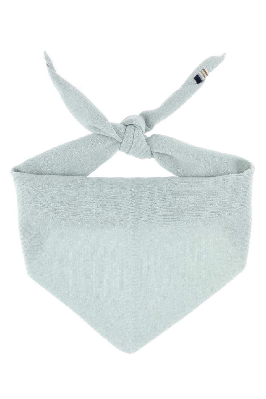 Pastel Light-Blue Cashmere Blend Nâ°35 Foulard Glass Sciarpe E